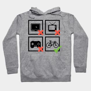 Racing Bicycle Road Bike Cyclist Funny Quotes Gift Hoodie